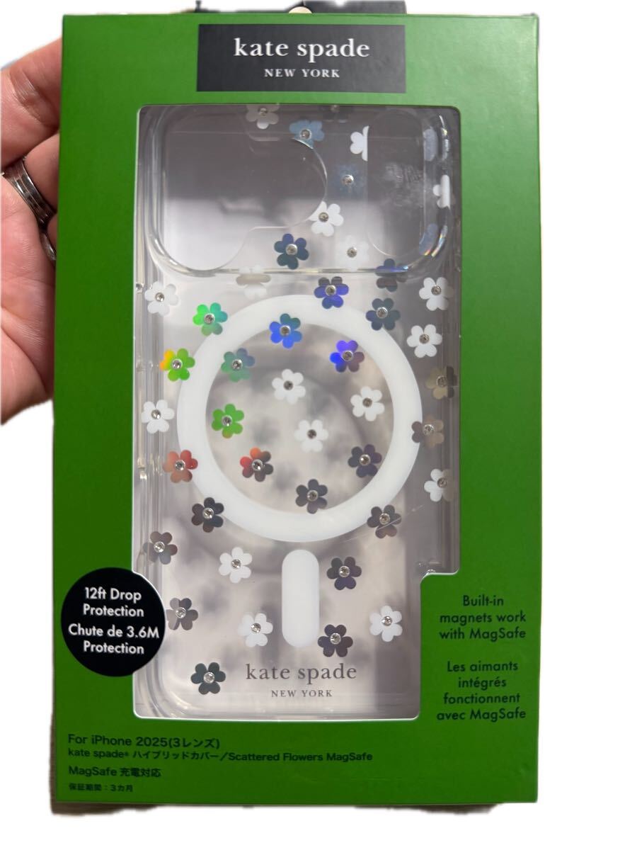 kate spade iPhone 17pro ケース Scattered Flowers MagSafe対応 拍卖
