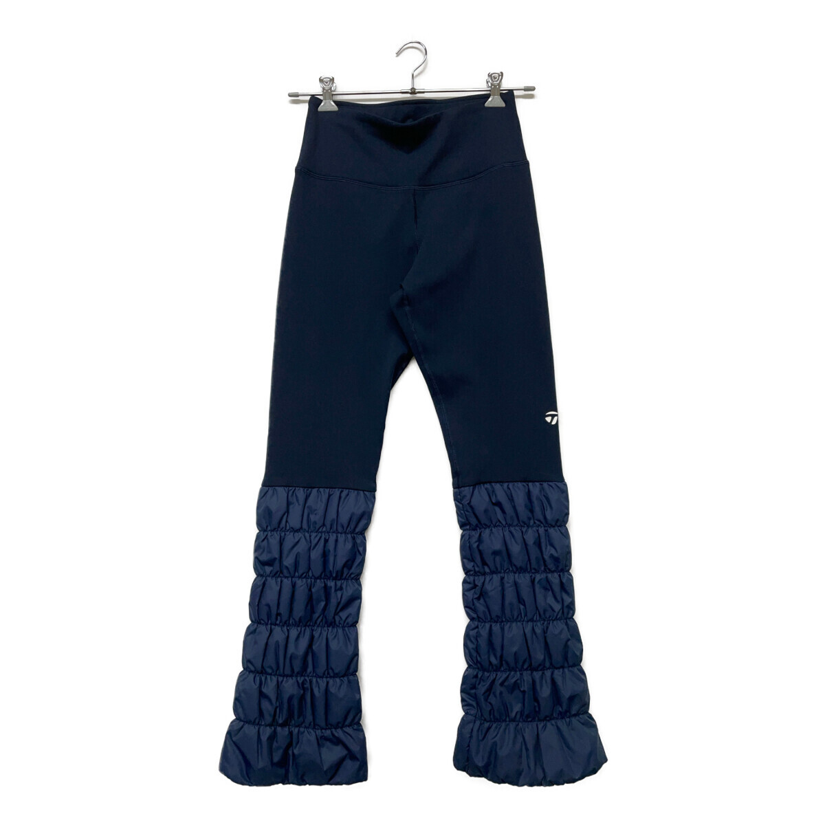 coco 中古 テーラーメイド レディース レギンス L 紺 ネイビー レッグウォーマー付き 裏起毛 中綿 レターパックプラス発送可 K023996拍卖