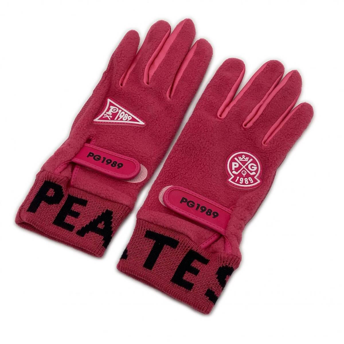 coco 中古 パーリーゲイツ PEARLY GATES グローブ S 19-20cm ピンク 冬用両手 防寒 フリース ネコポス発送可 K017589拍卖