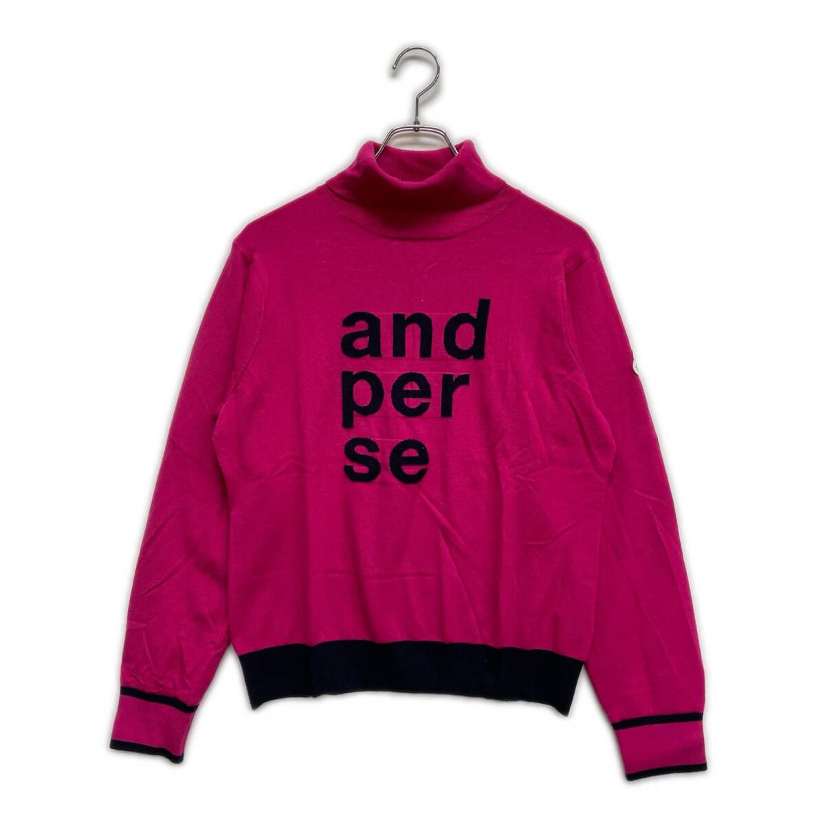 coco 中古 アンパスィ and per se レディース セーター L ピンク タートルネック 袖裏地付き ネコポス発送可 K014517拍卖