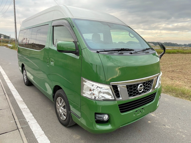 【諸費用コミ】:坂東市発★ 平成26年 NV350キャラバンワゴン 2.5 GX(オートスライドドア付) スーパーロ拍卖