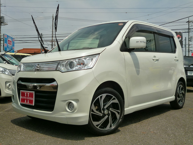 【諸費用コミ】返金保証付:平成25年 ワゴンRスティングレー T ディスプレイオーディオ拍卖