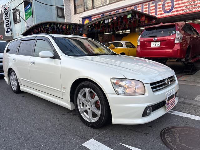 【諸費用コミ】:★神奈川県綾瀬市★中古車★ 平成13年 日産 ステージア 2.5 250t RX FOUR 4WD ドラレコ ETC Bカメラ HID拍卖