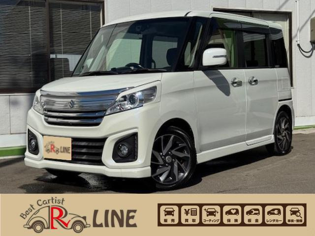 【諸費用コミ】:☆宮城県仙台市発☆ 平成28年 スペーシアカスタム XS ターボ デュアルカメラブレーキサポート拍卖