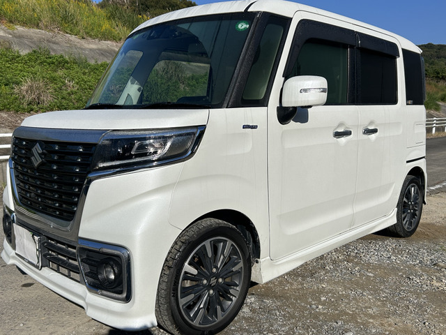 【諸費用コミ】:平成31年スペーシアカスタム ハイブリッド(HYBRID) XS 全方位モニター、両側パワースライドドア、拍卖