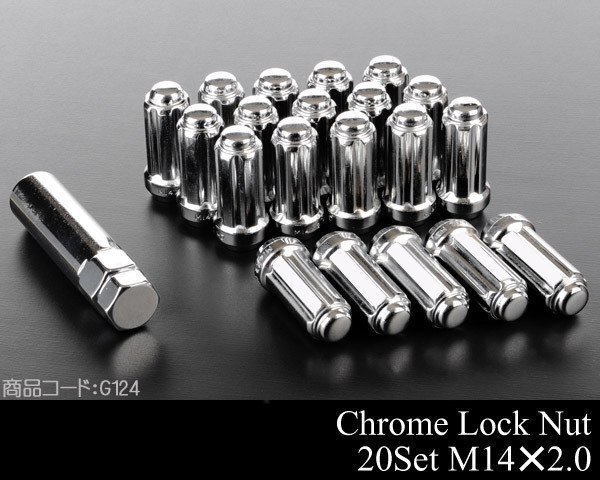 ロックナット M14×2.0 20本 【適合】 ナビゲーター エクスペディション 00y- F150 ホイールナット ラグナット K103拍卖