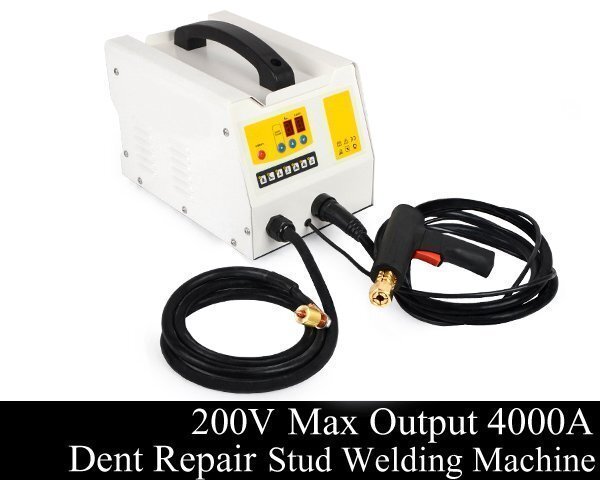 スポット スタッド 溶接機 単相 200V 最大出力4000A 板金修理 ★【検 自動車板金 デントリペア 板金工具 スライドハンマー 補修 修理 G196拍卖