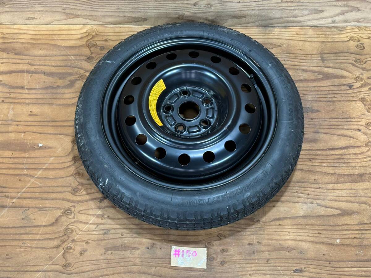 スバル SUBARU 純正 スペアタイヤ テンパータイヤ 28151FE040 17インチ 5穴 PCD114.3 インプレッサ フォレスター BRIDGESTONE 応急用 #170拍卖