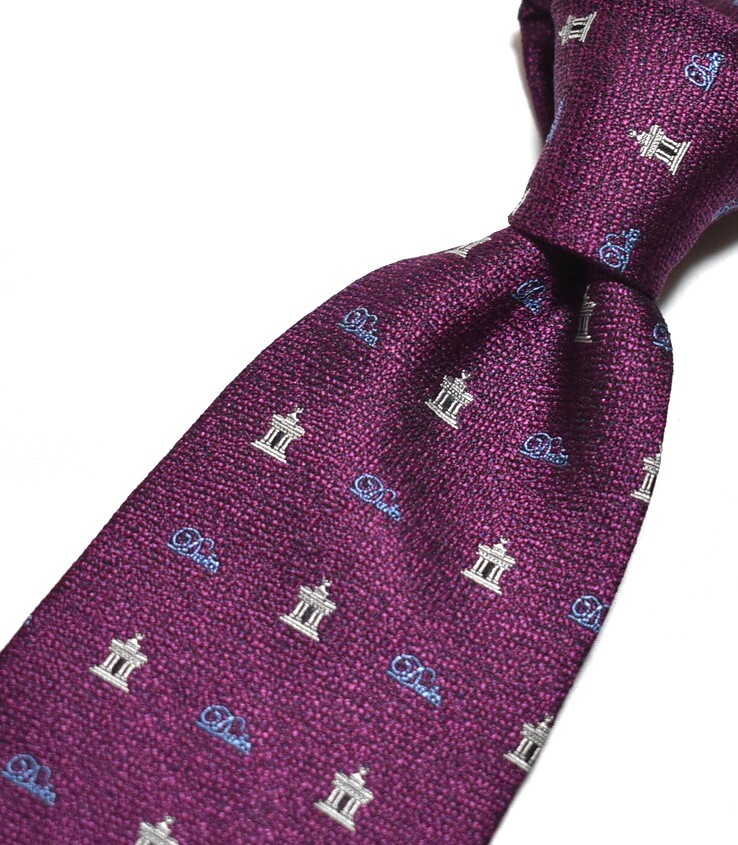 G653☆DAKS ネクタイ パターン柄☆3本以上送料無料拍卖