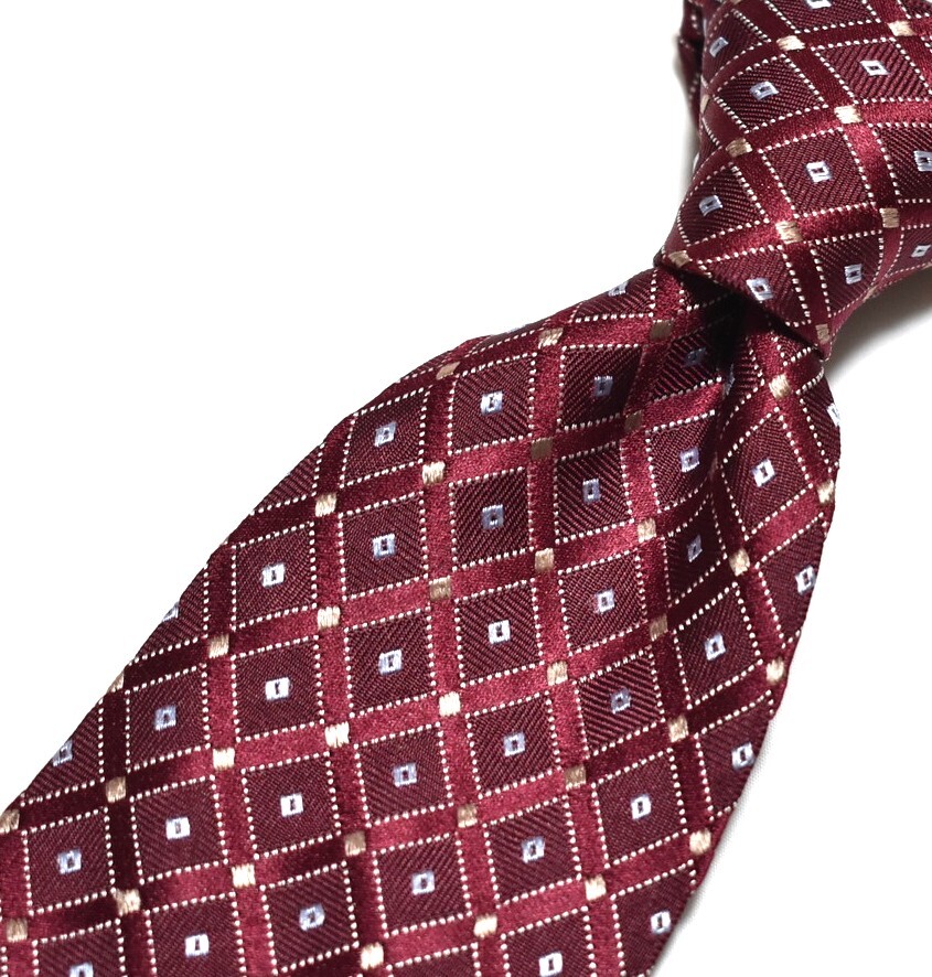 G874☆NAUTICA ネクタイ パターン柄☆3本以上送料無料拍卖