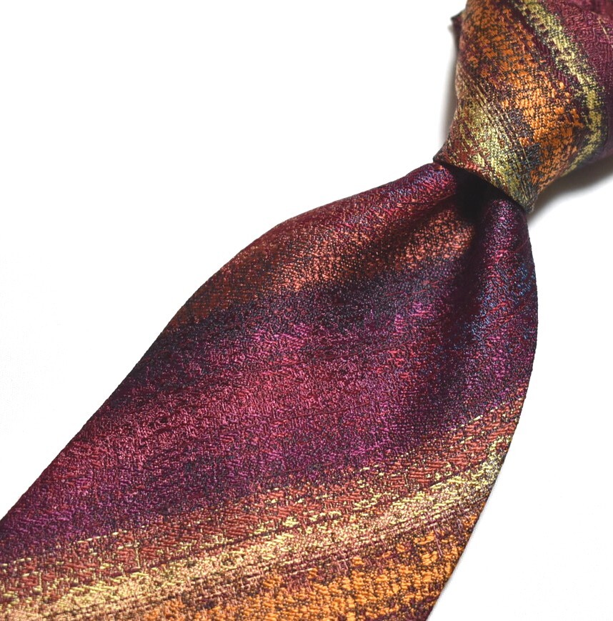 G873☆MISSONI ネクタイ パターン柄☆3本以上送料無料拍卖