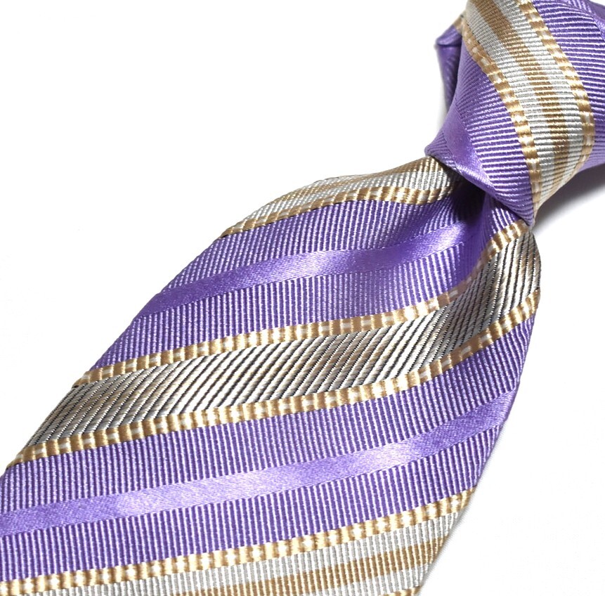 G887☆アルマーニ ネクタイ ストライプ柄☆3本以上送料無料拍卖