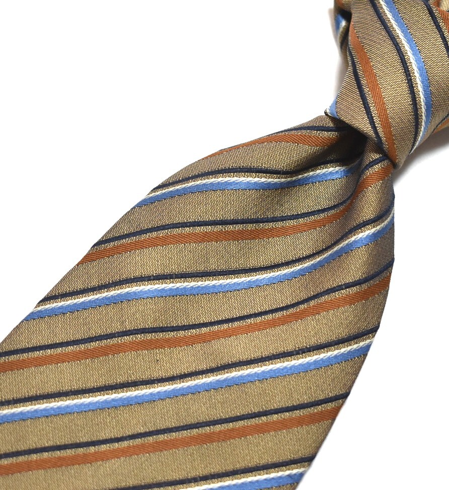 G777☆ダンヒル ネクタイ ストライプ柄☆3本以上送料無料拍卖