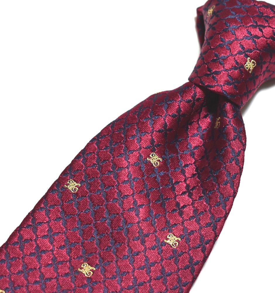 G864☆DAKS ネクタイ パターン柄☆3本以上送料無料拍卖