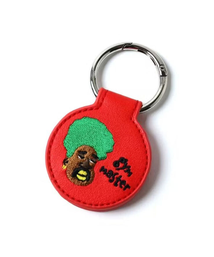 <レッド(26)>gym master ジムマスター 刺繍マグネットクリップ G621730 キーリング キーホルダー キャップホルダー ギフト プレゼント拍卖