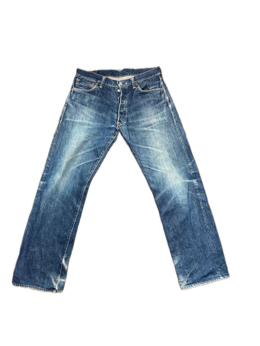 EVISU エヴィス LOT.2000 NO.2 虎耳 セルビッチ デニムパンツ ハチノス ジーンズ サイズW34×L35インディゴブルー拍卖