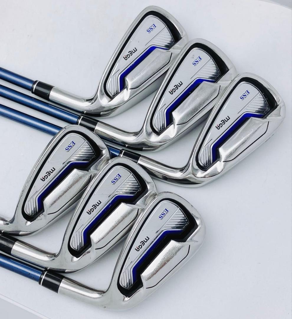メガゴルフ イージースイング ワンレングス アイアンセット ゴルフクラブ アイアンセット 6本 MEGA GOLF EASY SWIN カーボンシャフト R拍卖