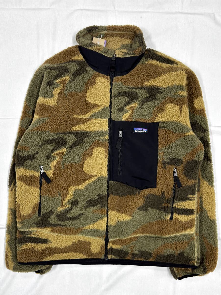 patagonia M'S CLASSIC RETRO-X JKT パタゴニア レトロX クラシック ボアジャケット カモフラージュ Lサイズ拍卖