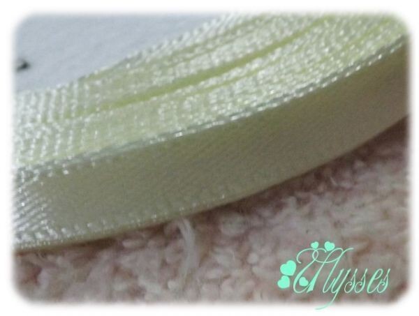 ★アクセ★521★6mm幅イエローサテンリボン20m★1巻★説明文・自己紹介は必ず読みください拍卖