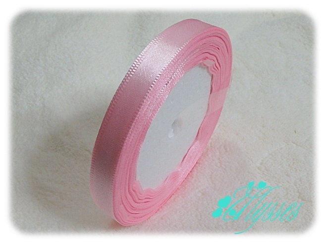 ★アクセ★121★ピンクサテンリボン10mm幅20m★1巻★説明文・自己紹介は必ずお読みください拍卖