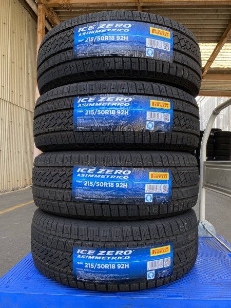 【法人宛限定送料無料】2592HM-26 PIRELLI 215/50R18 92H ICE ZERO ASIMMTRICO 4本セット 2023年製拍卖