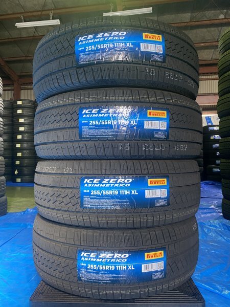 【法人宛限定送料無料】P1HM-98 PIRELLI 255/55R19 111H XL ICE ZERO ASIMMETRICO 4本セット 2023年製拍卖