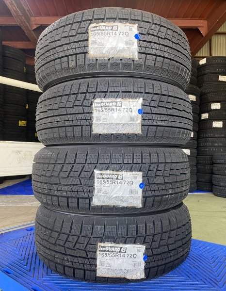 【法人宛限定送料無料】ICEG72Q-30 YOKOHAMA 165/55R14 72Q ICE GUARD6 IG60 4本セット 2024年製拍卖