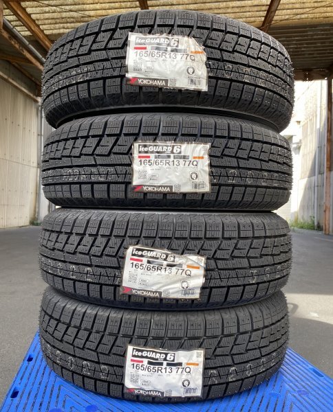 【法人宛限定送料無料】ICEG248-14 YOKOHAMA 165/65R13 77Q ICE GUARD6 IG60 4本セット 2023年製拍卖