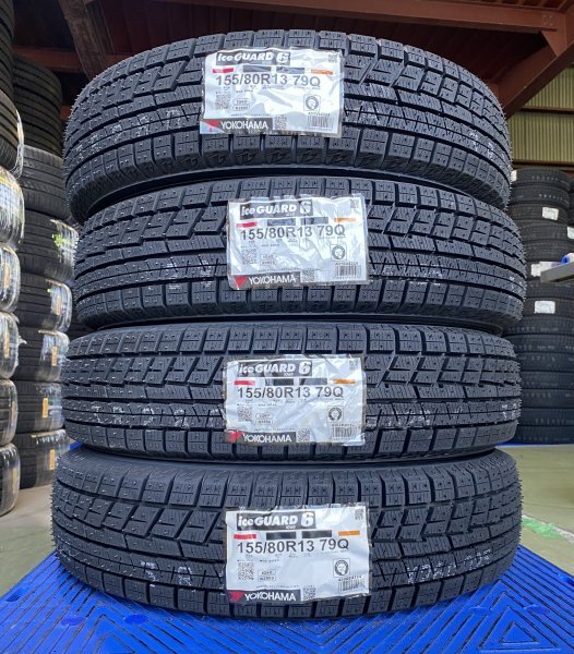 【法人宛限定送料無料】IG79-75 YOKOHAMA 155/80R13 79Q ICE GUARD IG60 4本セット 2024年製拍卖