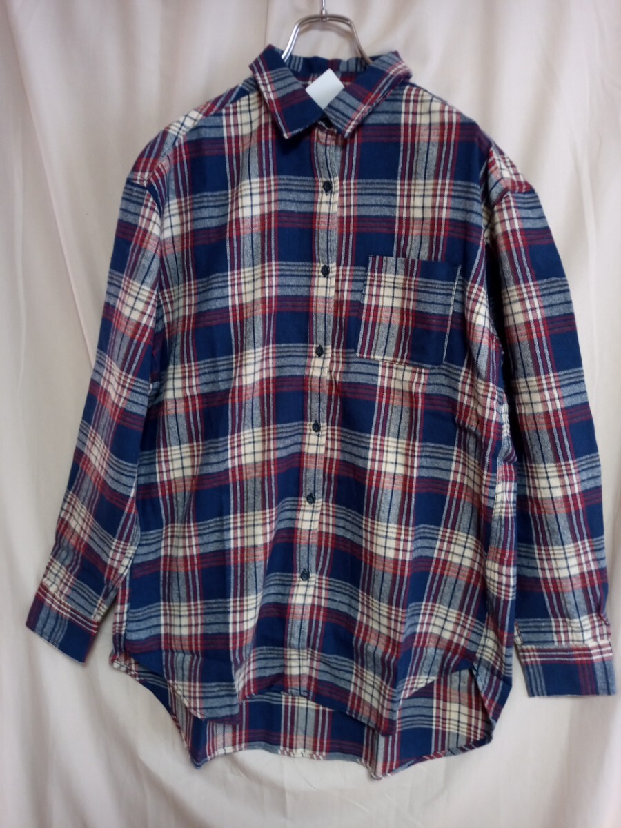 1985 ★★ エドウィン レデース長袖シャツ サイズL 定価4950円 新品拍卖