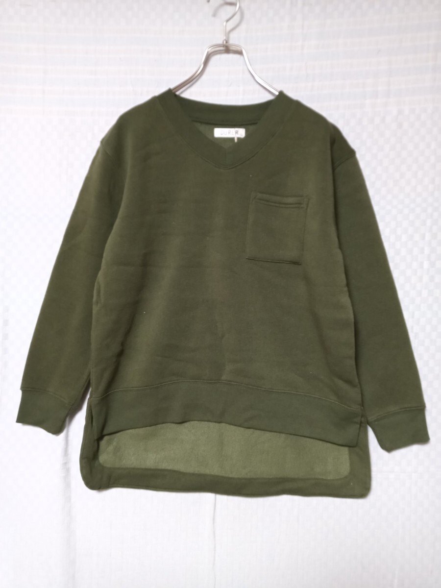 1994 ★★ DURER 新品 あったか長袖カットソー 裏起毛 サイズF 定価3900円拍卖