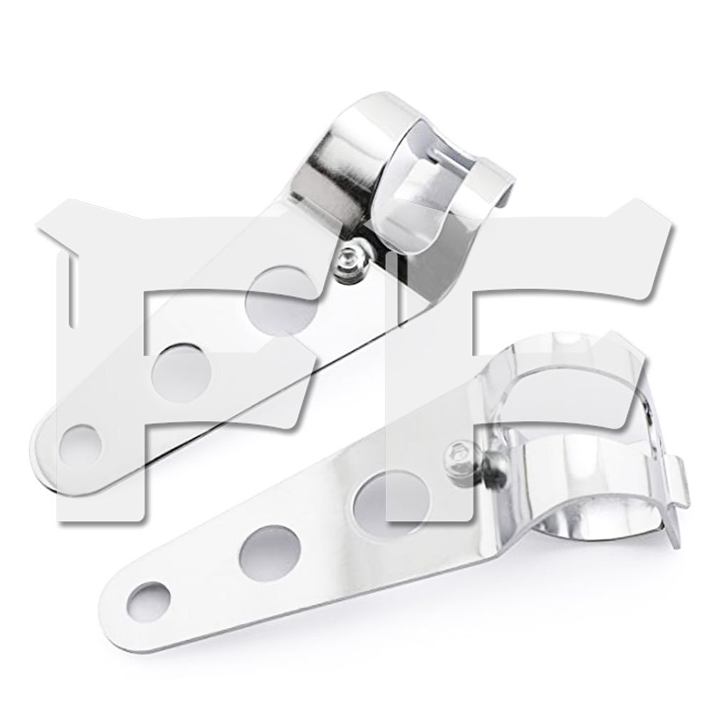 オートバイ ホンダ スズキ ヤマハ カワサキ ハーレーなど.. ヘッドライト ブラケット ステー 38-48mm ユニバーサル Holder-S拍卖