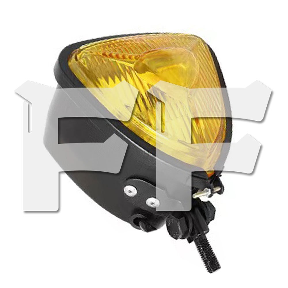 オートバイ レトロ ヘッドライト イエロー ホンダ カワサキ ヤマハ スズキ BMW ハーレー (ブラック) FG-T 新品拍卖