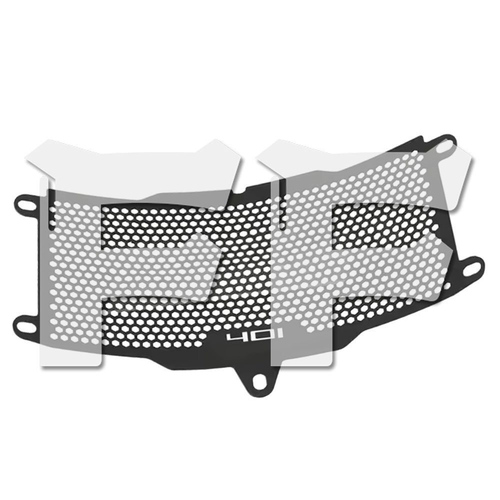 送料無料.. Husqvarna Svartpilen 401 2024-2025 クーラー ウォータータンク ラジエーターガード ネットフェンダー カバー ブラック パーツ拍卖