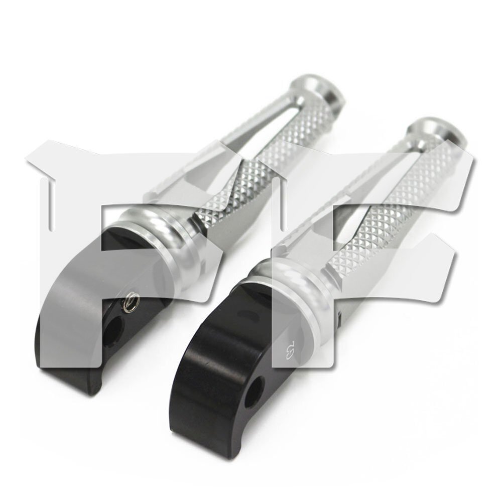 送料無料.. ヤマハ R25/3/15 MT-03 MT-25 MT-07 MT-09 XSR700 XSR900 T-MAX530/500 XJR1300 リア フットペグ シルバー オートバイ パーツ拍卖