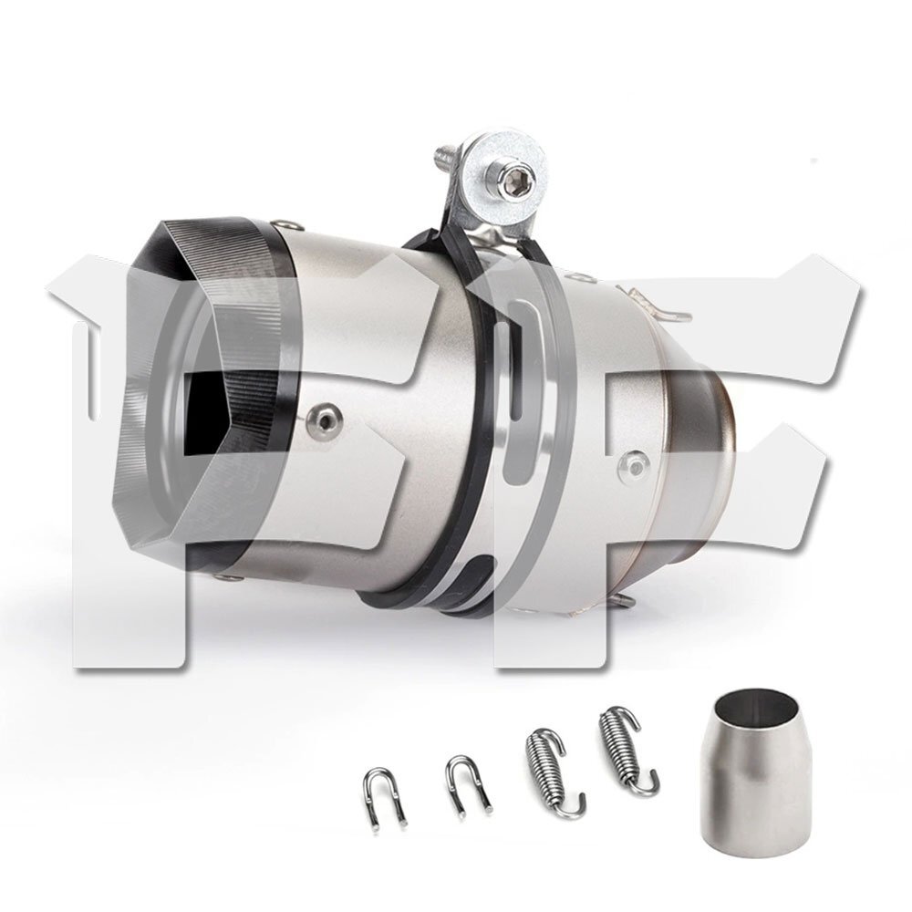 送料無料.. スリップオンマフラー エキゾーストパイプー 60mm バイク マフラー 排気管 ステンレス D ワンサイズ オートバイ 汎用拍卖