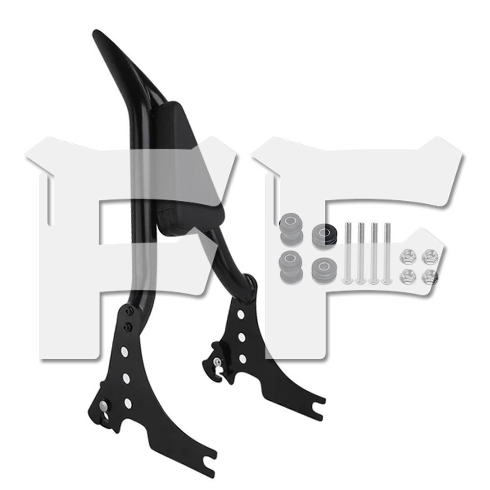 ハーレー スポーツスター XL 883 1200 2004-2023 シーシーバー 助手席 背もたれ ブラック カスタム アクセサリー パーツ拍卖