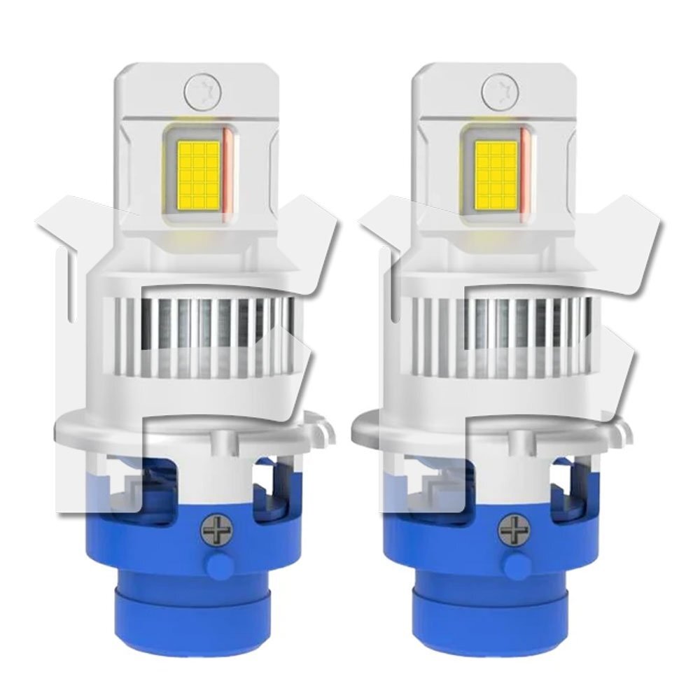 純正HIDと同様サイズ D4S D4R LED ヘッドライト 16000LM 35W*2 DC12V 6500K ファン付き 加工不要 キャンセラー内蔵 純正交換用拍卖