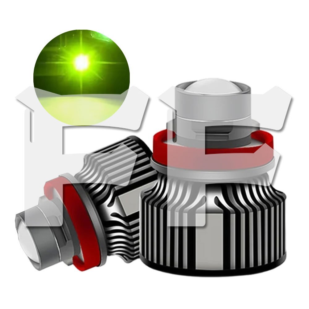 H7 40W ホワイト 6000K 車検対応 8000LM プロジェクターレンズ LED ヘッドライト フォグランプ キャンセラー 高品質拍卖