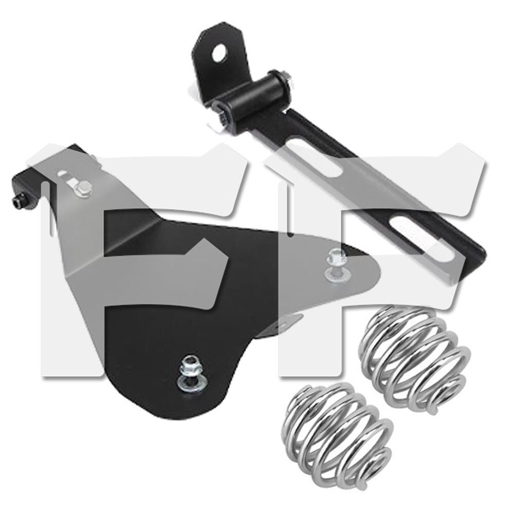 オートバイ ソロ シート スプリング ブラケット ベースプレート ハーレー ヤマハ カワサキ スズキ シルバー SHB-Spring 新品拍卖