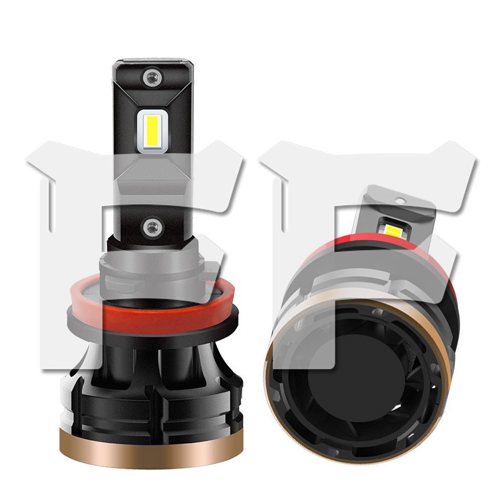 H8 H11 H16兼用 LED ヘッドライト フォグランプ 12000LM 40W 車検対応 LMPチップ 6500K ホワイト HIDからLED化 高品質 D9K 2個拍卖