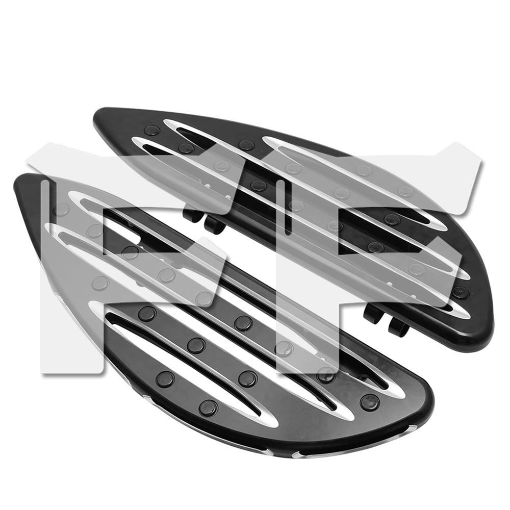 ハーレー ツーリング ソフテイル ダイナ ロードキング エレクトラ フットペグ フットボード マウントキット ブラック パーツ カスタム拍卖