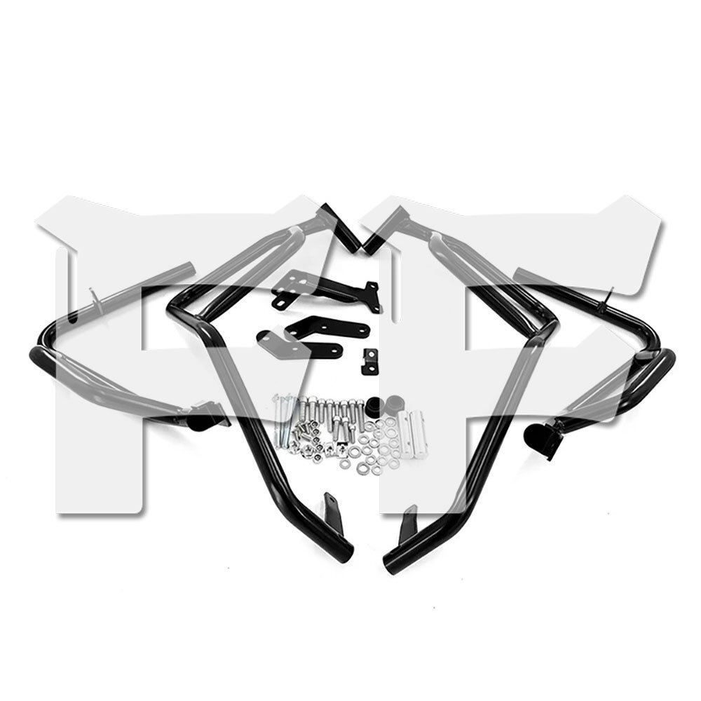 送料無料.. ホンダ XL750 XL 750 2023-UP エンジンガード クラッシュバー フレームガード ブラック パーツ バイク拍卖