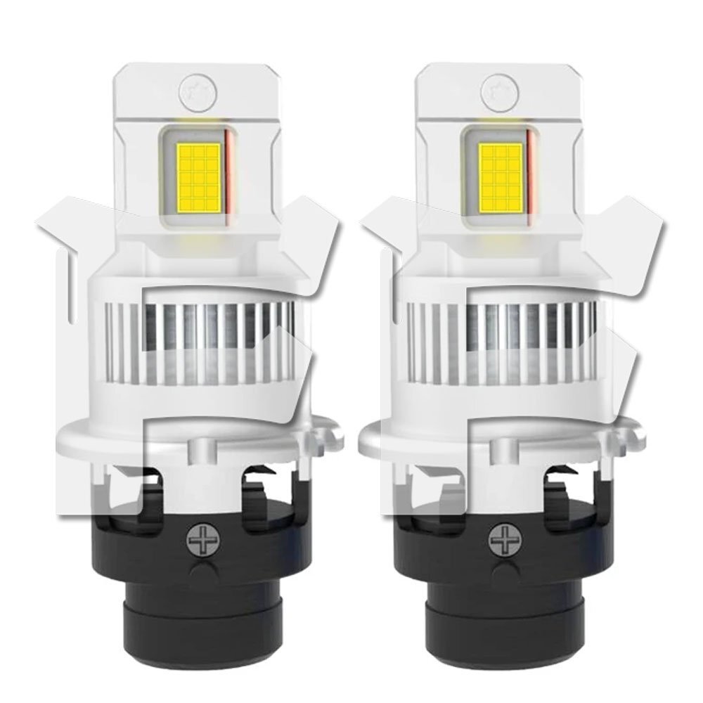 純正HIDと同様サイズ D2S D2R LED ヘッドライト 16000LM 35W*2 DC12V 6500K ファン付き 加工不要 キャンセラー内蔵 純正交換用拍卖