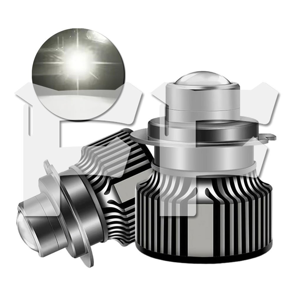 H7 40W ホワイト 6000K 車検対応 8000LM プロジェクターレンズ LED ヘッドライト フォグランプ キャンセラー 高品質拍卖