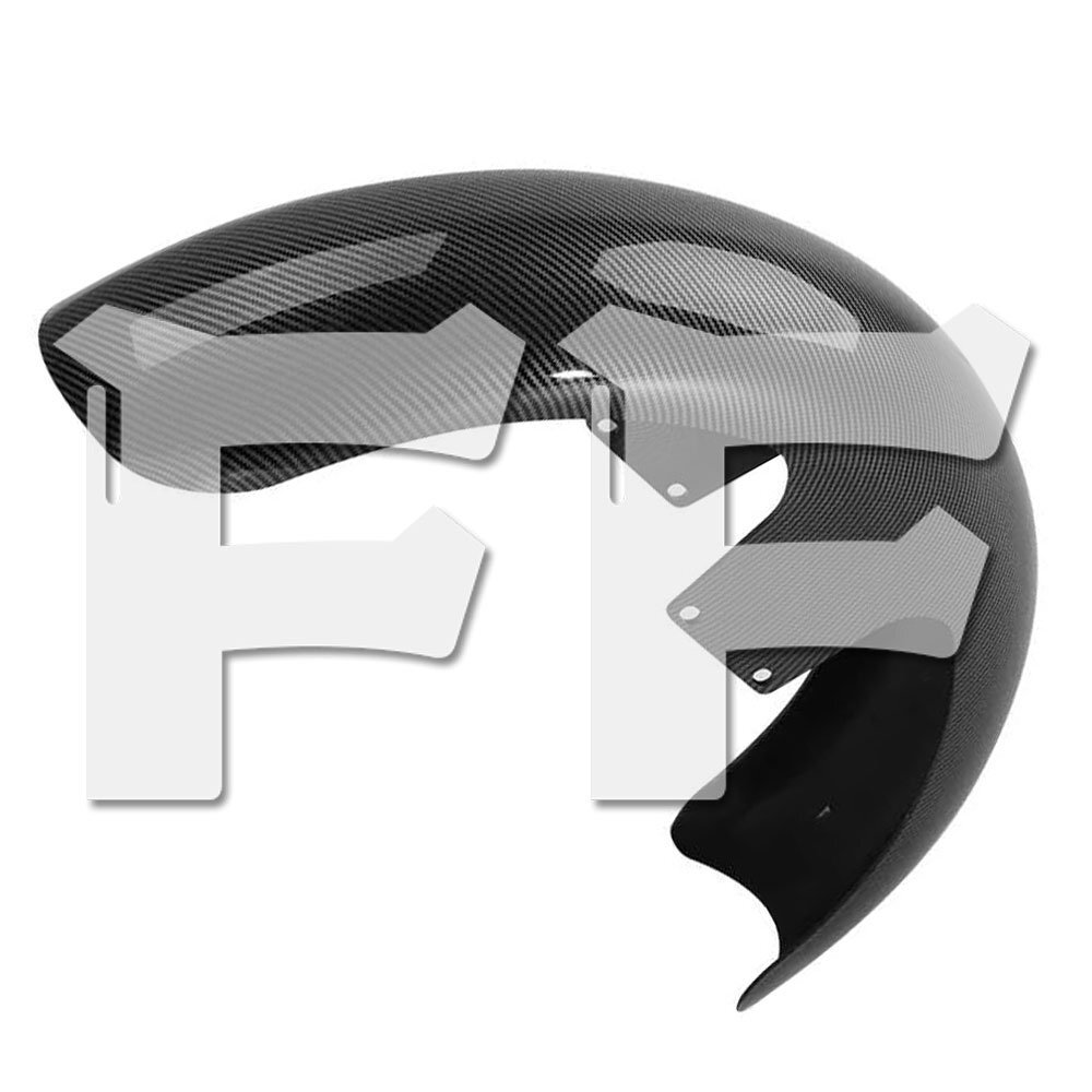 21インチ 120 R21 ホイールに.. ハーレー ツーリング マッドガード フロントフェンダー カーボンファイバー風 ABS素材 HL-CF-SG拍卖