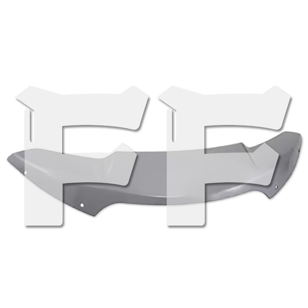 4インチ ハーレー ツーリング 15-以降 フロント ガラス フェアリング ウィンドシールド スクリーン 灰色 カスタム パーツ拍卖