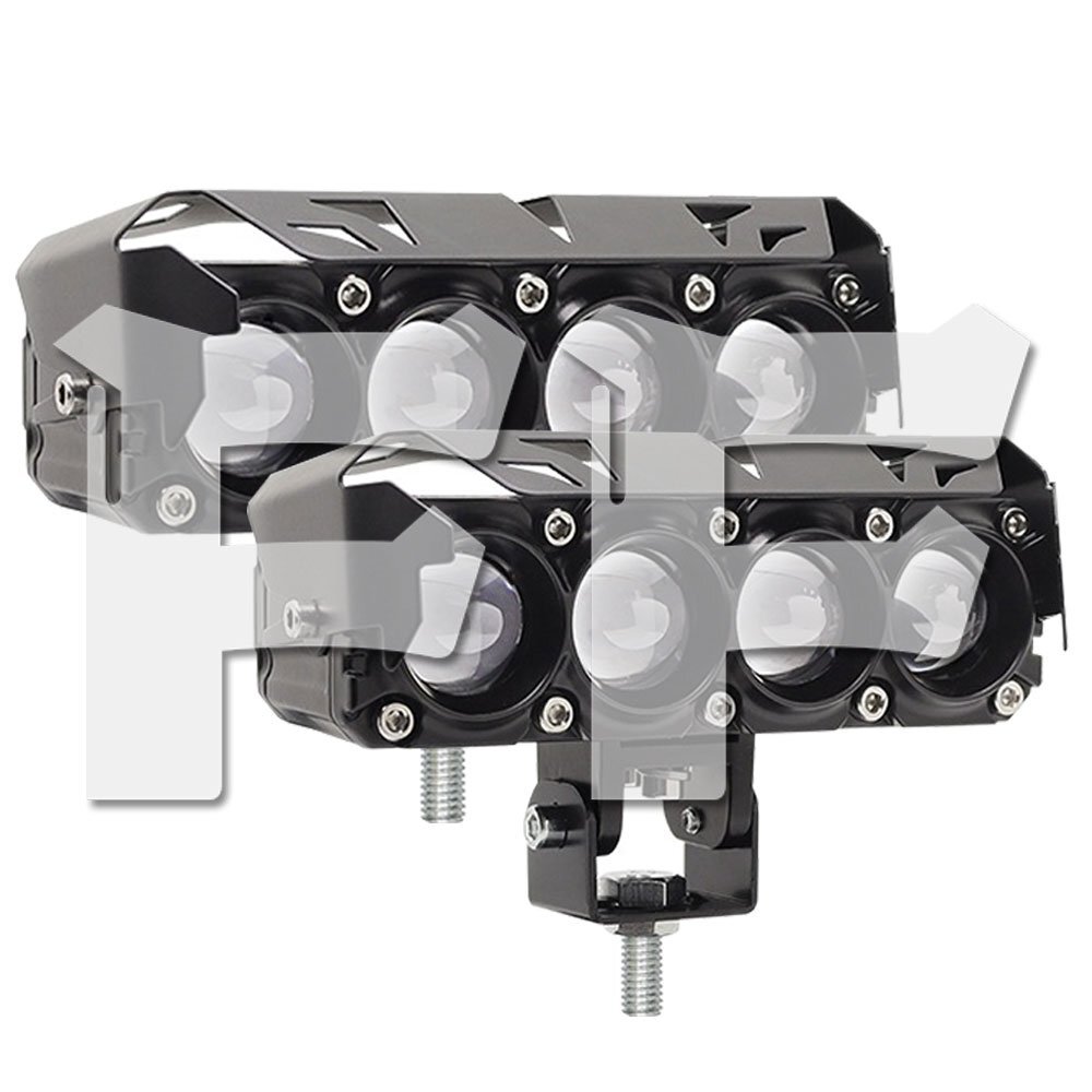 3モードタイプ 72W スッポトライト イエロー/ホワイト 作業灯 オートバイ バイク ジープ SUV LED ヘッドライト 12V/24V 2個拍卖