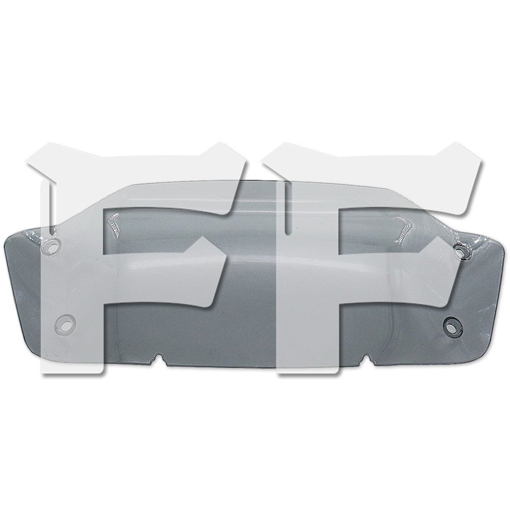 5インチ ハーレー CVO ストリート ライド FLHXSE 23-以降 フロント ガラス ウィンドシールド スクリーン 灰色 グレー カスタム拍卖