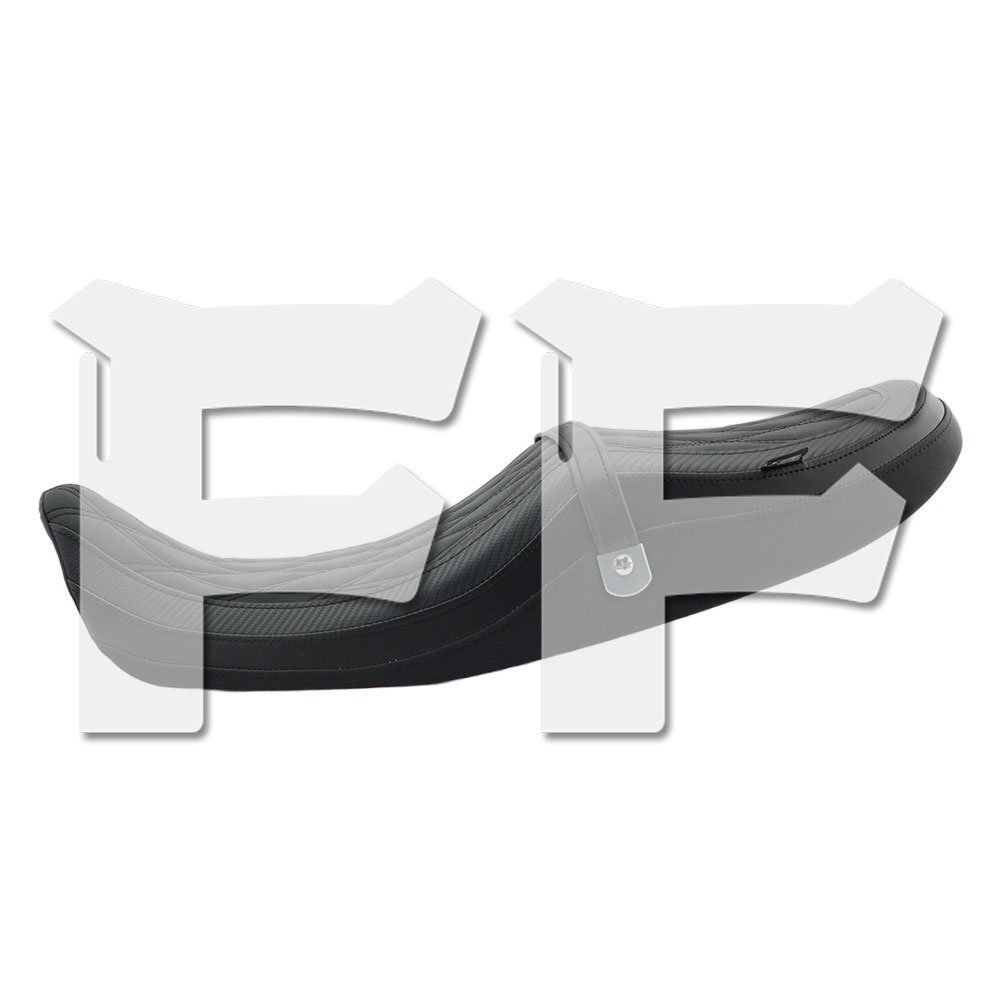 カワサキ Z900RS 18-24 ライダー パッセンジャー シート フロント リア クッションカバー 薄型 快適 ブラック カスタム パーツ拍卖